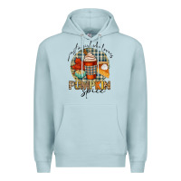 Blue Mist just a girl who loves pumpkin spice Premium Hoodie - CowGirlArtShop