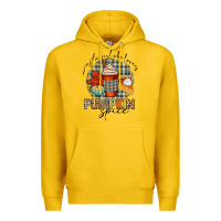 Lemon just a girl who loves pumpkin spice Premium Hoodie - CowGirlArtShop