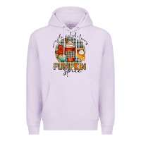 Lilac just a girl who loves pumpkin spice Premium Hoodie - CowGirlArtShop