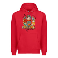 Red just a girl who loves pumpkin spice Premium Hoodie - CowGirlArtShop