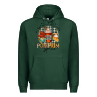 Sports Green just a girl who loves pumpkin spice Premium Hoodie - CowGirlArtShop