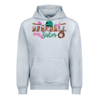 Heather Grey baseball sister Urban Hoodie - BundleAndBundleShop