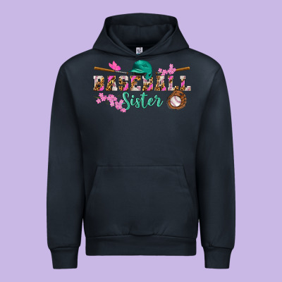 Baseball Sister Urban Hoodie Designed By Bundleandbundleshop