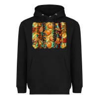 Black fall brushstroke Heavyweight Hoodie - CowGirlArtShop