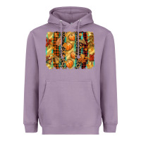 Lavender fall brushstroke Heavyweight Hoodie - CowGirlArtShop