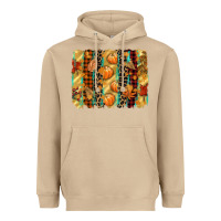 Mushroom fall brushstroke Heavyweight Hoodie - CowGirlArtShop