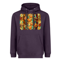 Plum fall brushstroke Heavyweight Hoodie - CowGirlArtShop