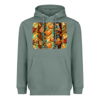 Sage fall brushstroke Heavyweight Hoodie - CowGirlArtShop