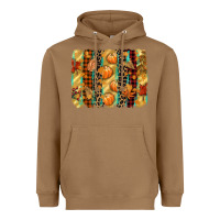 Toasted Coconut fall brushstroke Heavyweight Hoodie - CowGirlArtShop