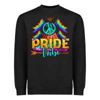 Black LGBTQ+ Pride Tribe Heavyweight Sweatshirt - BundleAndBundleShop