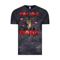 Cloud Black mad love for my mama Vintage Tee - MaliasSmallBusiness