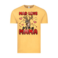Vintage Mustard mad love for my mama Vintage Tee - MaliasSmallBusiness