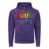 Cloud Purple all for love and love for all Vintage Hoodie - MaliasSmallBusiness