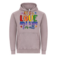 Vintage Zinc all for love and love for all Vintage Hoodie - MaliasSmallBusiness
