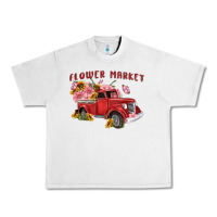 Lunar Rock flower market Urban Heavy Tee - MaliasSmallBusiness