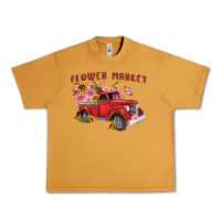 Peanut Butter flower market Urban Heavy Tee - MaliasSmallBusiness