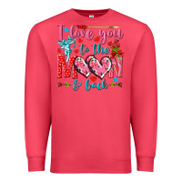 Cardinal I love you to the moon and back Valentine's Day Premium Sweatshirt - HowdyJamesFarm