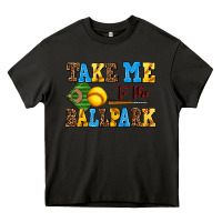 Asphalt take me to the ballpark softball Heavy Core Tee - AdoDesignShop