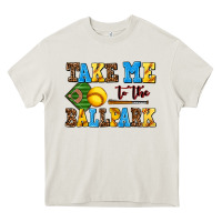 Cream take me to the ballpark softball Heavy Core Tee - AdoDesignShop