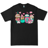 Black valentines day gnomes coffee cups Premium Tee - Jasminsmagicworld
