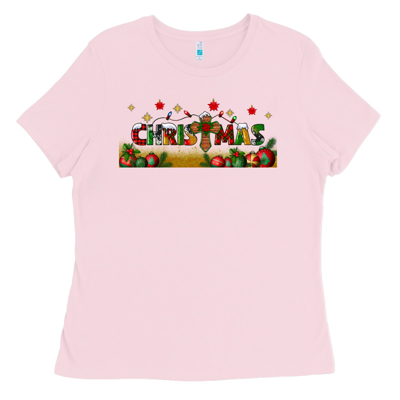 Christmas With Christmas Cross Libbey Glass Ladies Tee by BundleAndBundleShop | Teevron