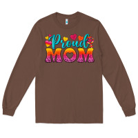 Chestnut Proud Mom Lesbian Long Sleeve Tee - BundleAndBundleShop