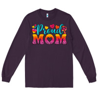 Plum Proud Mom Lesbian Long Sleeve Tee - BundleAndBundleShop