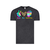 Vintage Black peace love loaded tea Vintage Tee - JahusDesignShop
