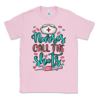 Bubblegum Pink nurses call the shots Classic Tee - NancyCooperArtShop