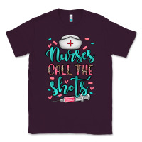 Plum nurses call the shots Classic Tee - NancyCooperArtShop