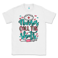 White nurses call the shots Classic Tee - NancyCooperArtShop