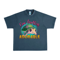 Midnight Navy i'm turtley adorable Urban Heavy Tee - NancyCooperArtShop