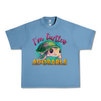Pebble Blue i'm turtley adorable Urban Heavy Tee - NancyCooperArtShop