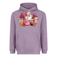 Lavender pink christmas pink tree santa coffe cups Heavyweight Hoodie - CowGirlArtShop