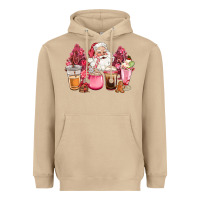 Mushroom pink christmas pink tree santa coffe cups Heavyweight Hoodie - CowGirlArtShop