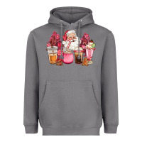 Storm pink christmas pink tree santa coffe cups Heavyweight Hoodie - CowGirlArtShop