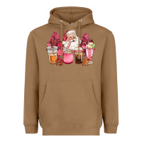 Toasted Coconut pink christmas pink tree santa coffe cups Heavyweight Hoodie - CowGirlArtShop