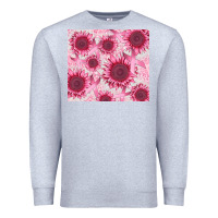 Heather Grey breast cancer sunflower Premium Sweatshirt - CowGirlArtShop