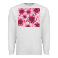 Oatmeal Heather breast cancer sunflower Premium Sweatshirt - CowGirlArtShop