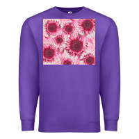 Purple breast cancer sunflower Premium Sweatshirt - CowGirlArtShop