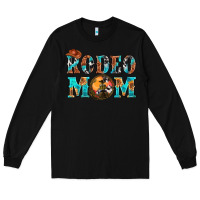 Black Western Rodeo Mom Long Sleeve Tee - BundleAndBundleShop