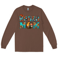 Chestnut Western Rodeo Mom Long Sleeve Tee - BundleAndBundleShop