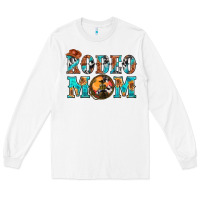 White Western Rodeo Mom Long Sleeve Tee - BundleAndBundleShop