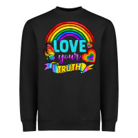 Black Love Your Truth Heavyweight Sweatshirt - BundleAndBundleShop
