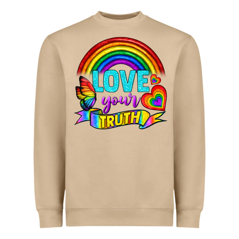 Love Your Truth Heavyweight Sweatshirt by BundleAndBundleShop | Teevron