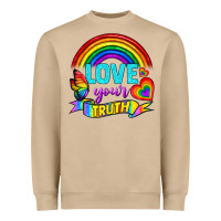 Mushroom Love Your Truth Heavyweight Sweatshirt - BundleAndBundleShop
