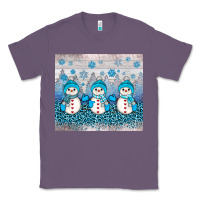 Lavender snowman winter Classic Tee - JahusDesignShop