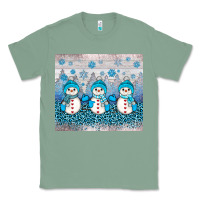 Sage snowman winter Classic Tee - JahusDesignShop