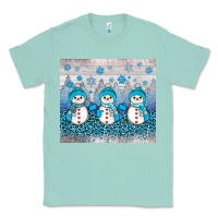 Seafoam snowman winter Classic Tee - JahusDesignShop