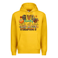 Lemon give thanks with all your heart Premium Hoodie - CowGirlArtShop